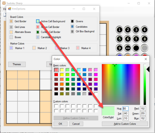 Color Picker Dialog